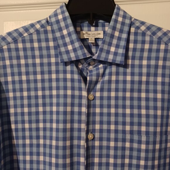 Peter Millar Summer Comfort Men's Large Button Down Shirt  Preppy - Picture 3 of 8